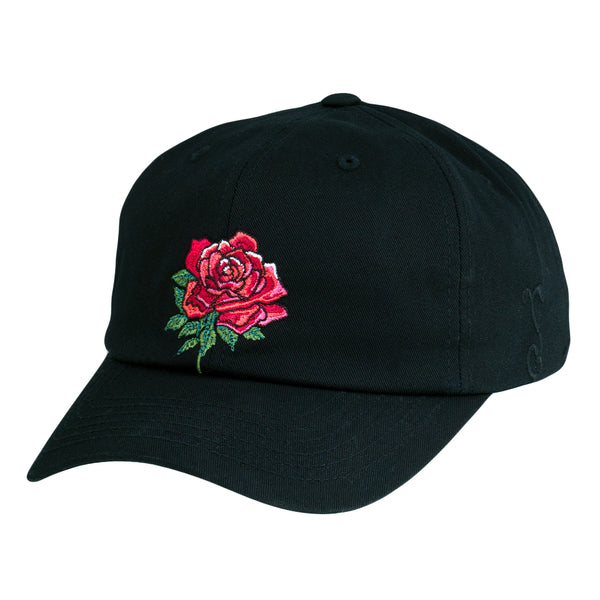 Stanley Mouse Red Rose Black Dad Hat