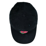 Stanley Mouse Red Rose Black Dad Hat