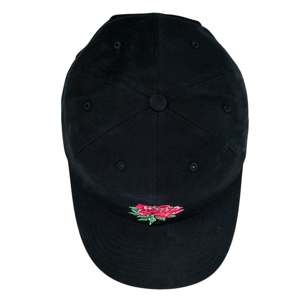 Stanley Mouse Red Rose Black Dad Hat