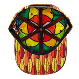 Red Macaw Feathers Snapback Hat
