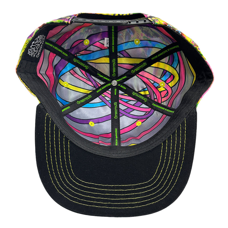 Grahampasteez Noise Quantization Yellow Snapback Hat