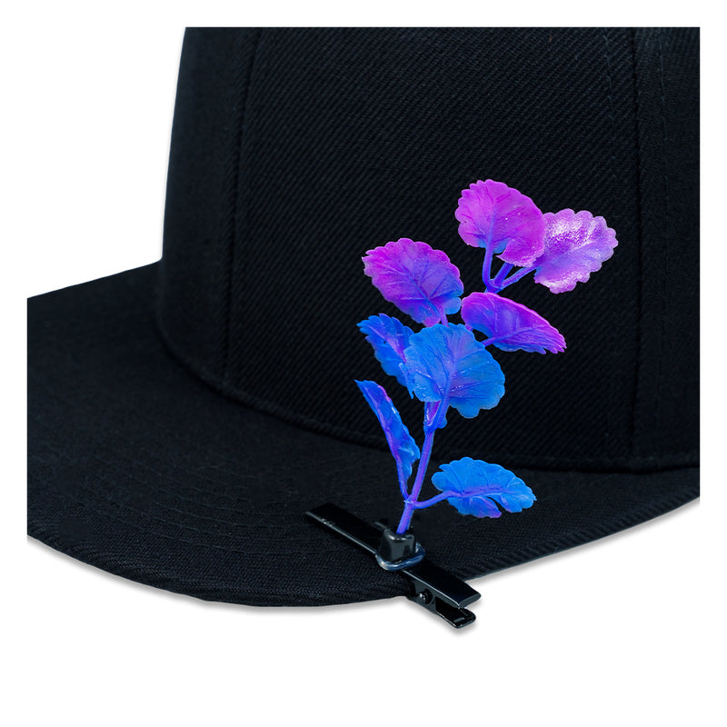 Purple Plant Visor Clip