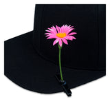 Pink Flower Visor Clip
