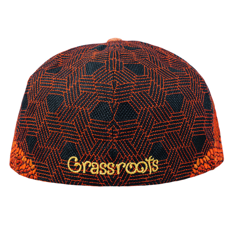 Red Rocks V4 Black Fitted Hat