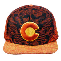 Red Rocks V4 Black Fitted Hat
