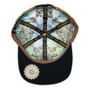 14th Anniversary Dhalia Elephant White Snapback Hat