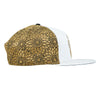 14th Anniversary Dhalia Elephant White Snapback Hat