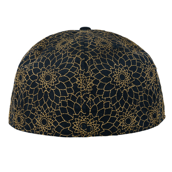 14th Anniversary Dhalia Elephant Black Fitted Hat