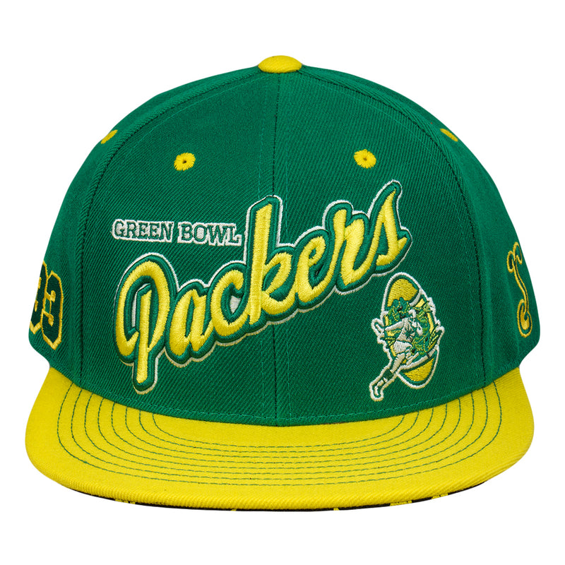 Green Bowl Packers Green Fitted Hat