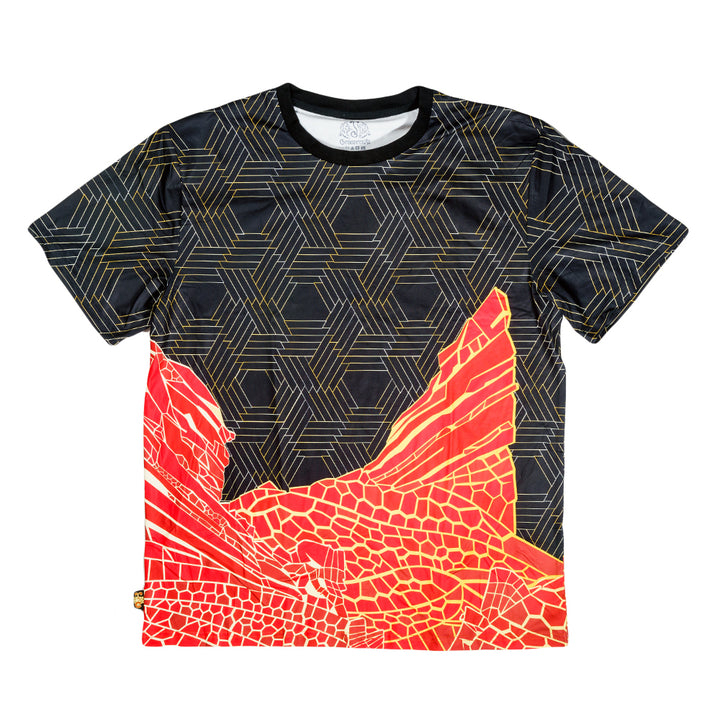 Camiseta negra Red Rocks V4