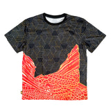 Red Rocks V4 Black T Shirt