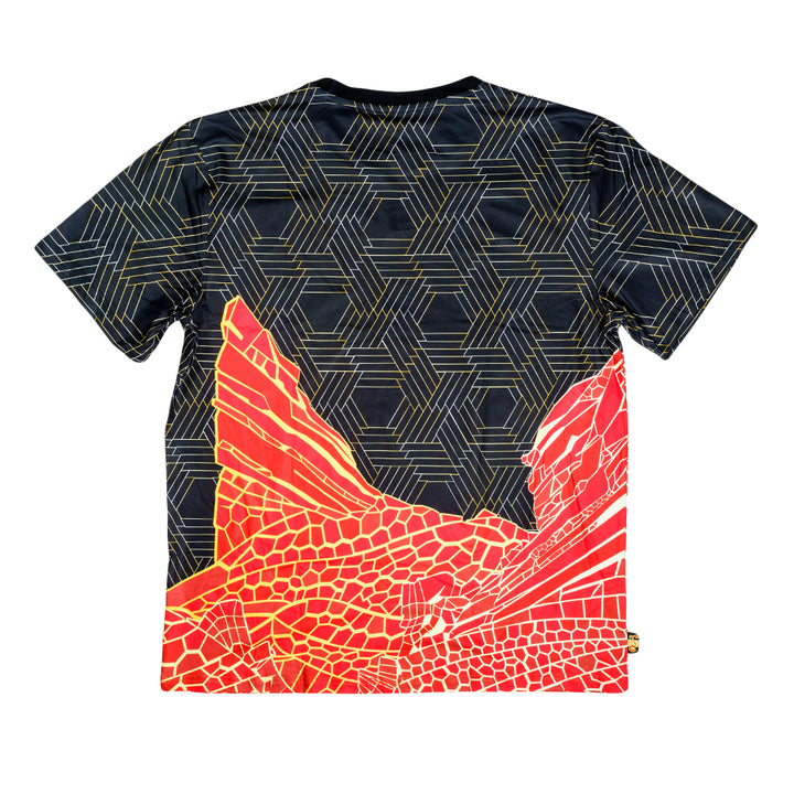 Camiseta negra Red Rocks V4