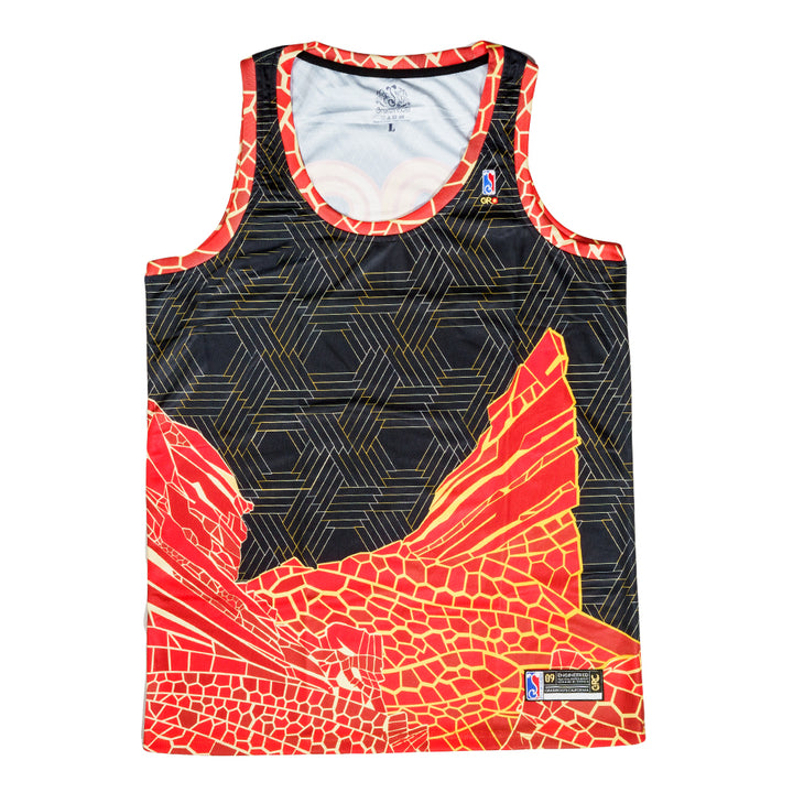 Camiseta negra Red Rocks V4