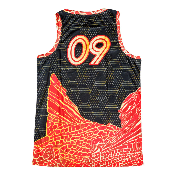 Camiseta negra Red Rocks V4