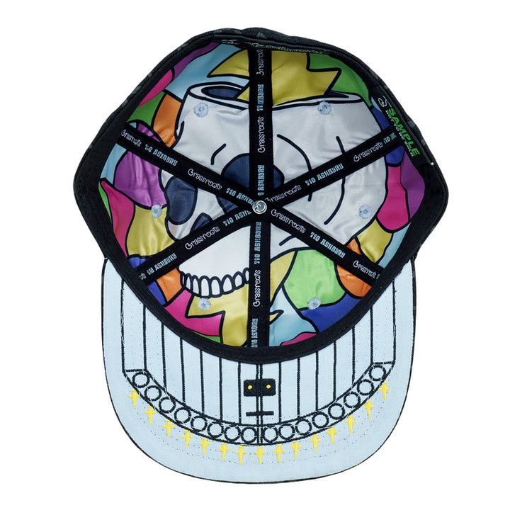 710 Ashbury - Gorro ajustado negro con mosaico