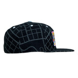 710 Ashbury Mosaic Black Fitted Hat
