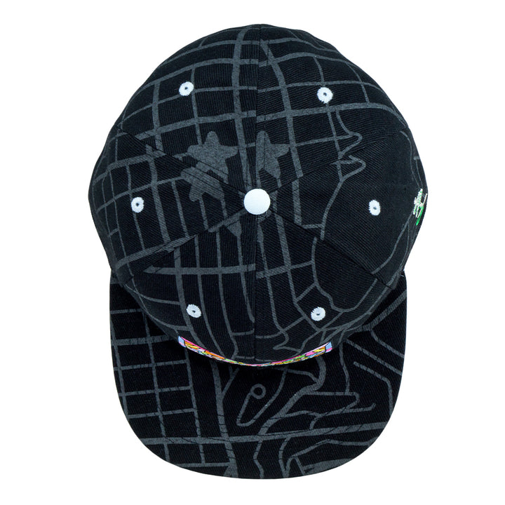 710 Ashbury - Gorro ajustado negro con mosaico