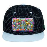710 Ashbury Mosaic Black Snapback Hat
