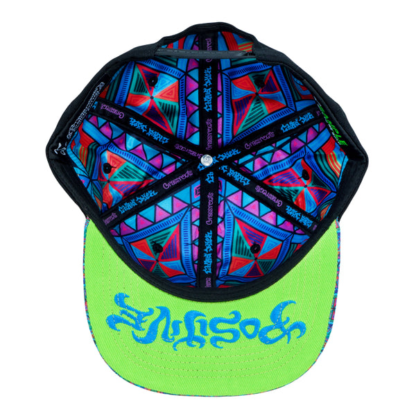 Chris Dyer DMT Triangles Black Snapback Hat