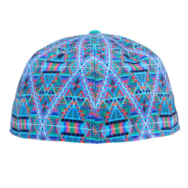 Chris Dyer DMT Triangles Purple Fitted Hat