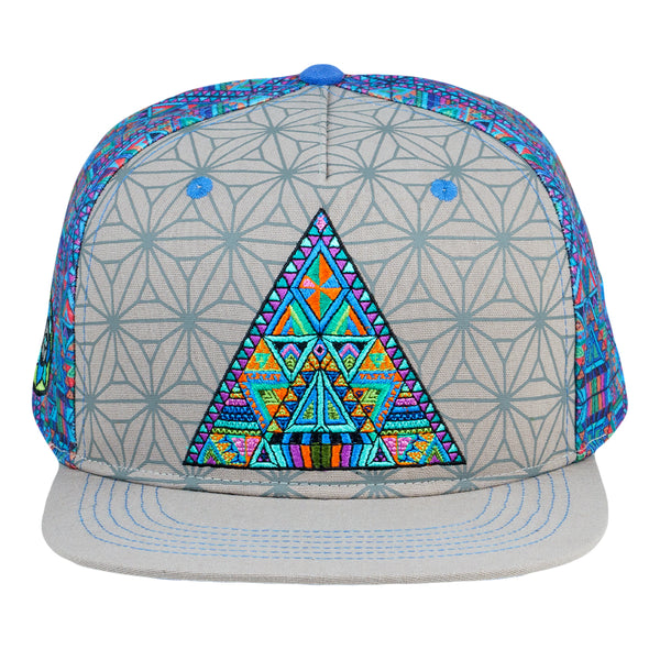 Chris Dyer DMT Triangles Gray Snapback Hat