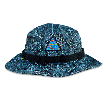 Chris Dyer Harmoneyes Blue Pattern Snapback Hat