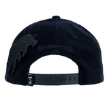 Removable Bear Anywhere Black Snapback Hat
