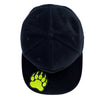 Removable Bear Anywhere Black Snapback Hat