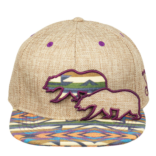 Removable Bear Tan Saguaro Fitted Hat
