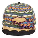 Removable Bear Saguaro Wingtip Strapback Hat