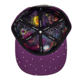 Toking Wizard Purple Snapback Hat