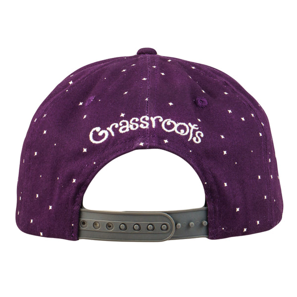 Toking Wizard Purple Snapback Hat