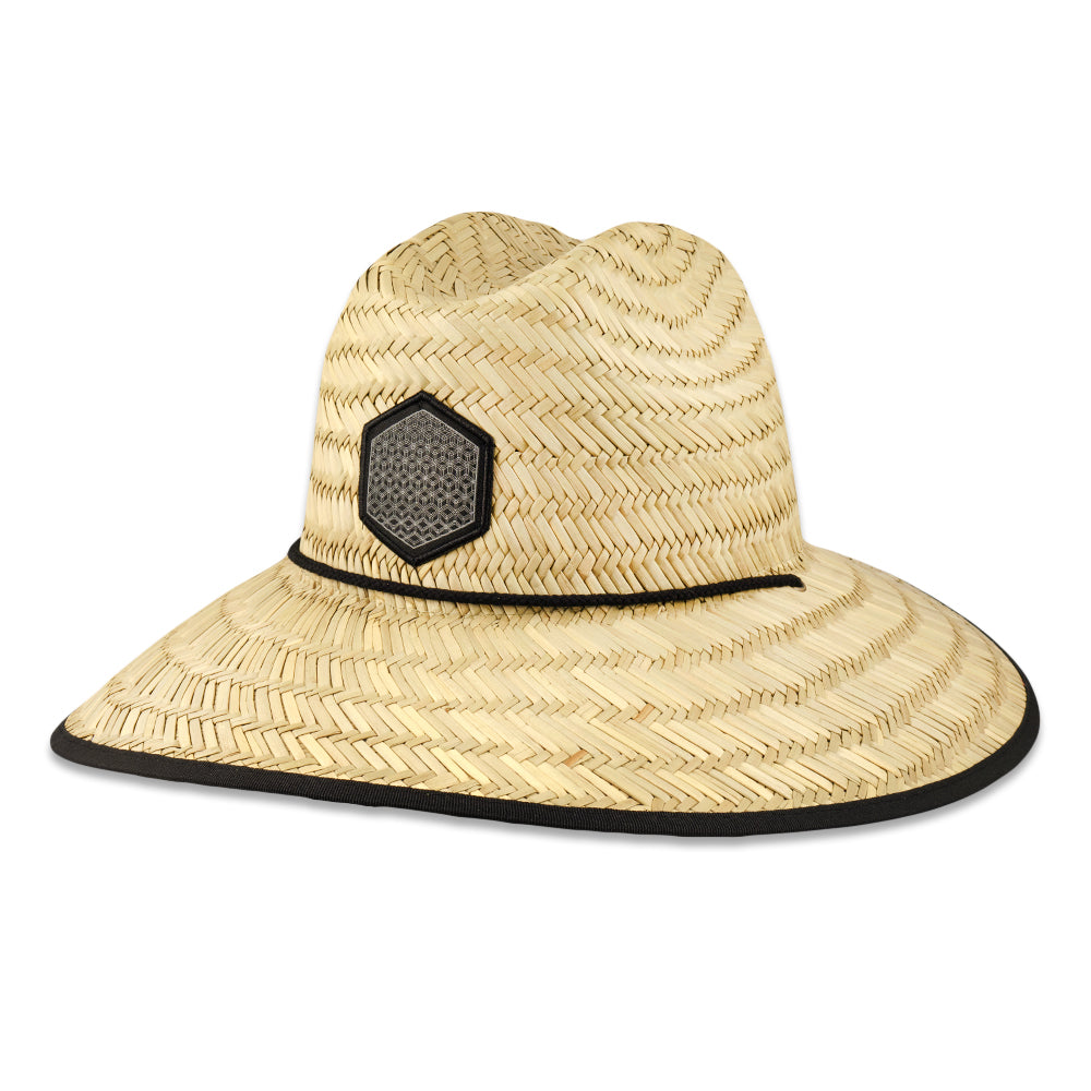 Geometric Straw Hat