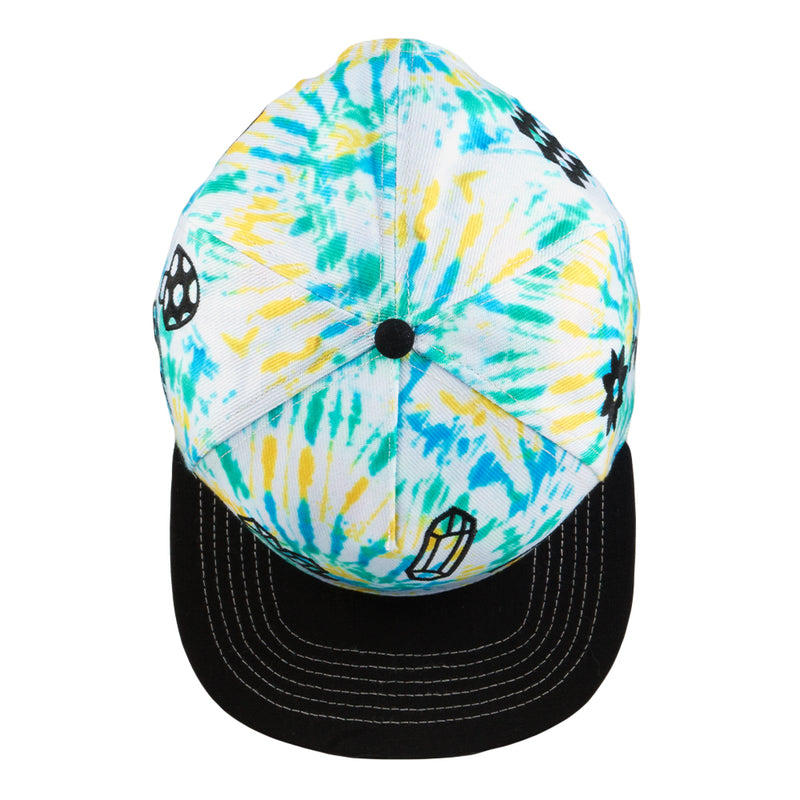 FAB Shapes Tie Dye Snapback Hat