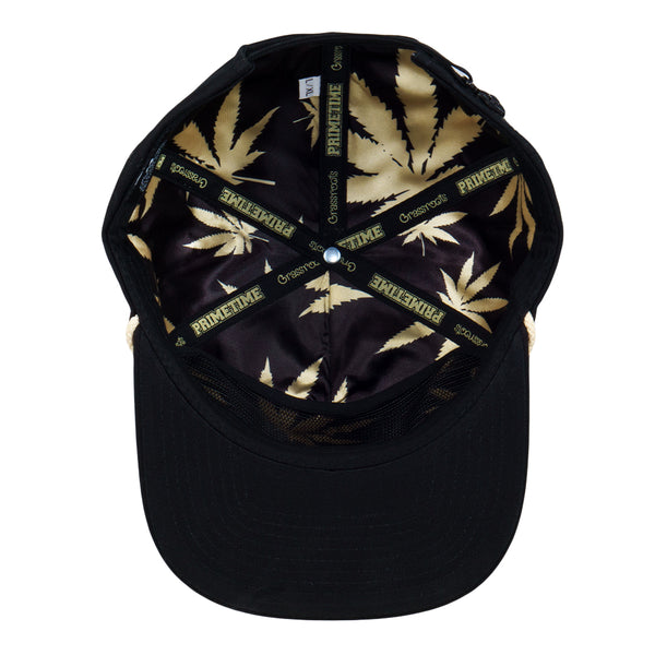 Puffaloes Puffs Unstructured Black Zipperback Hat
