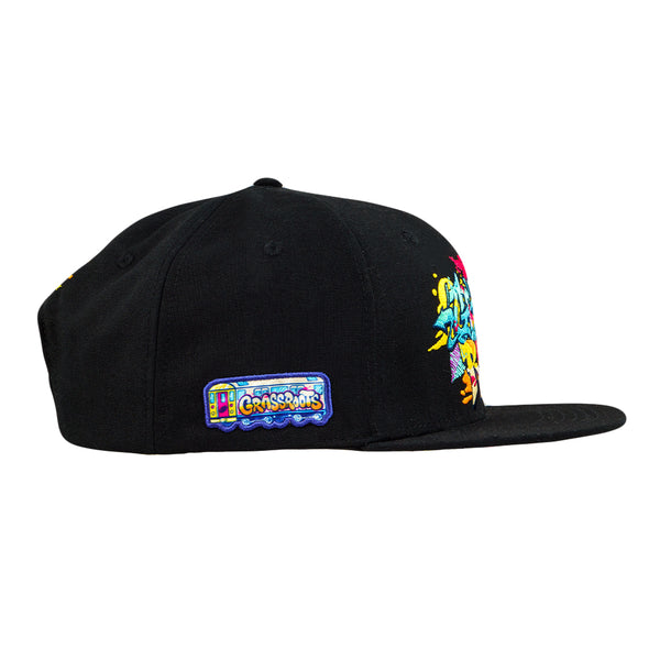 Nicko Handstyle Black Snapback Hat