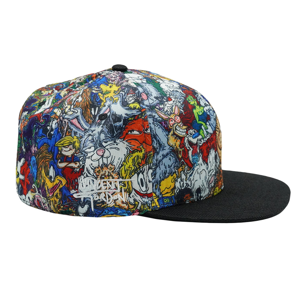 Gorra ajustada con dibujo animado de Vincent Gordon