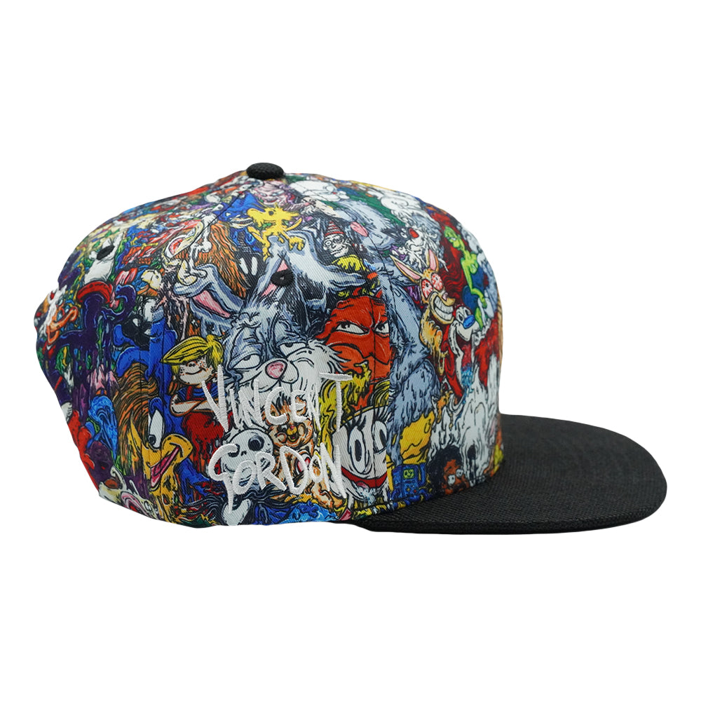 Vincent Gordon Cartoon Gumbo Snapback Hat