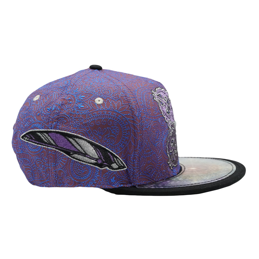 Laser Guided Visions Purple Vajra Snapback Hat