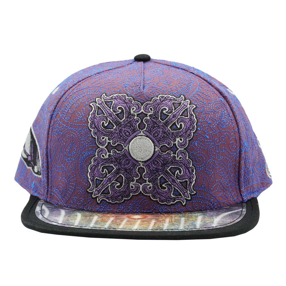 Laser Guided Visions Purple Vajra Snapback Hat