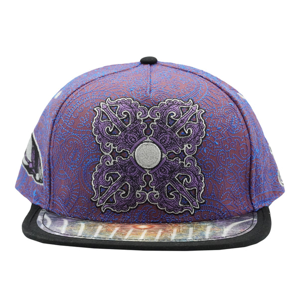Laser Guided Visions Purple Vajra Snapback Hat