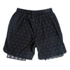 Flower of Life Black Athletic Shorts w/ Liner