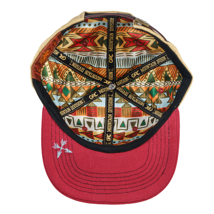 Gorra con correa en color tostado Cortez de Mountain Division