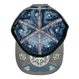 Ben Fox Gray Ice Fox Snapback Hat