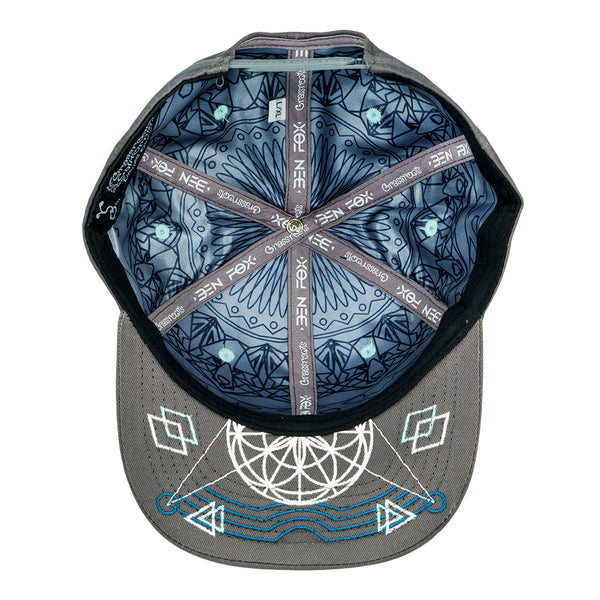 Ben Fox Gray Ice Fox Snapback Hat