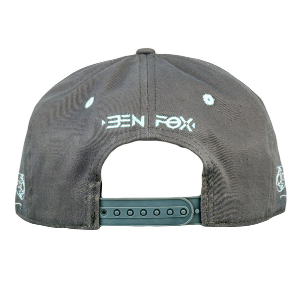 Ben Fox Gray Ice Fox Snapback Hat