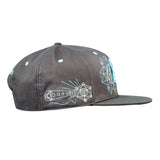 Ben Fox Gray Ice Fox Snapback Hat