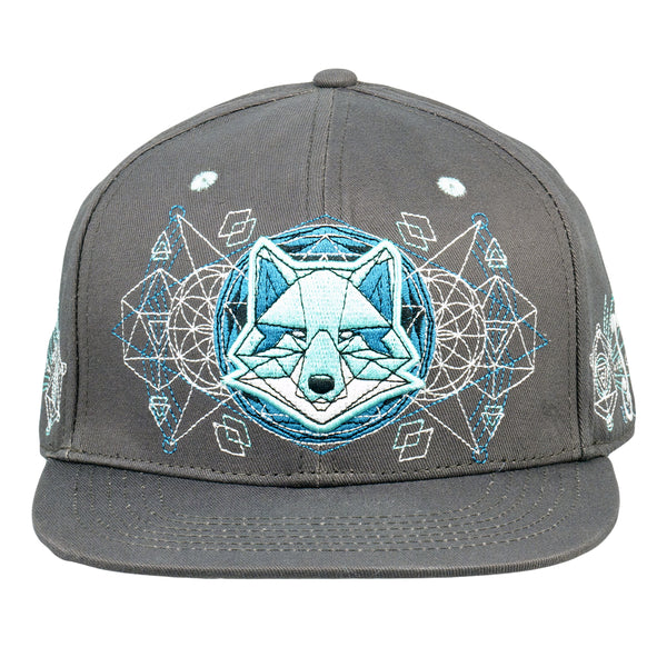 Ben Fox Gray Ice Fox Snapback Hat