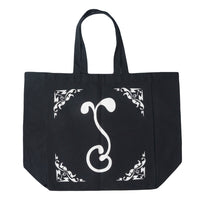 G Sprout Black Canvas Tote Bag