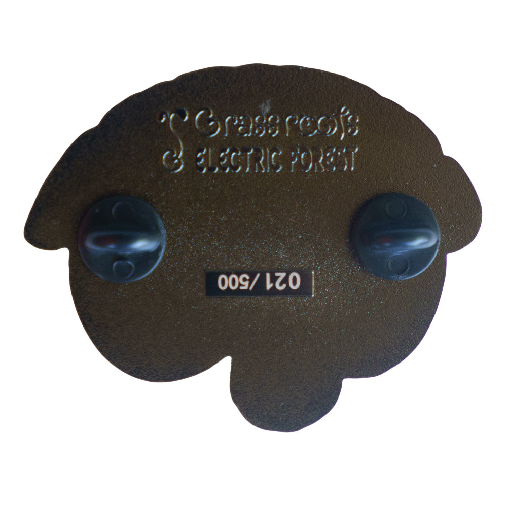 Pin de mamut dorado de Electric Forest